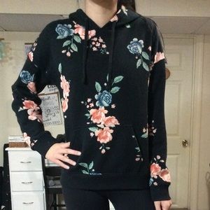 Vans Floral Black Hoodie